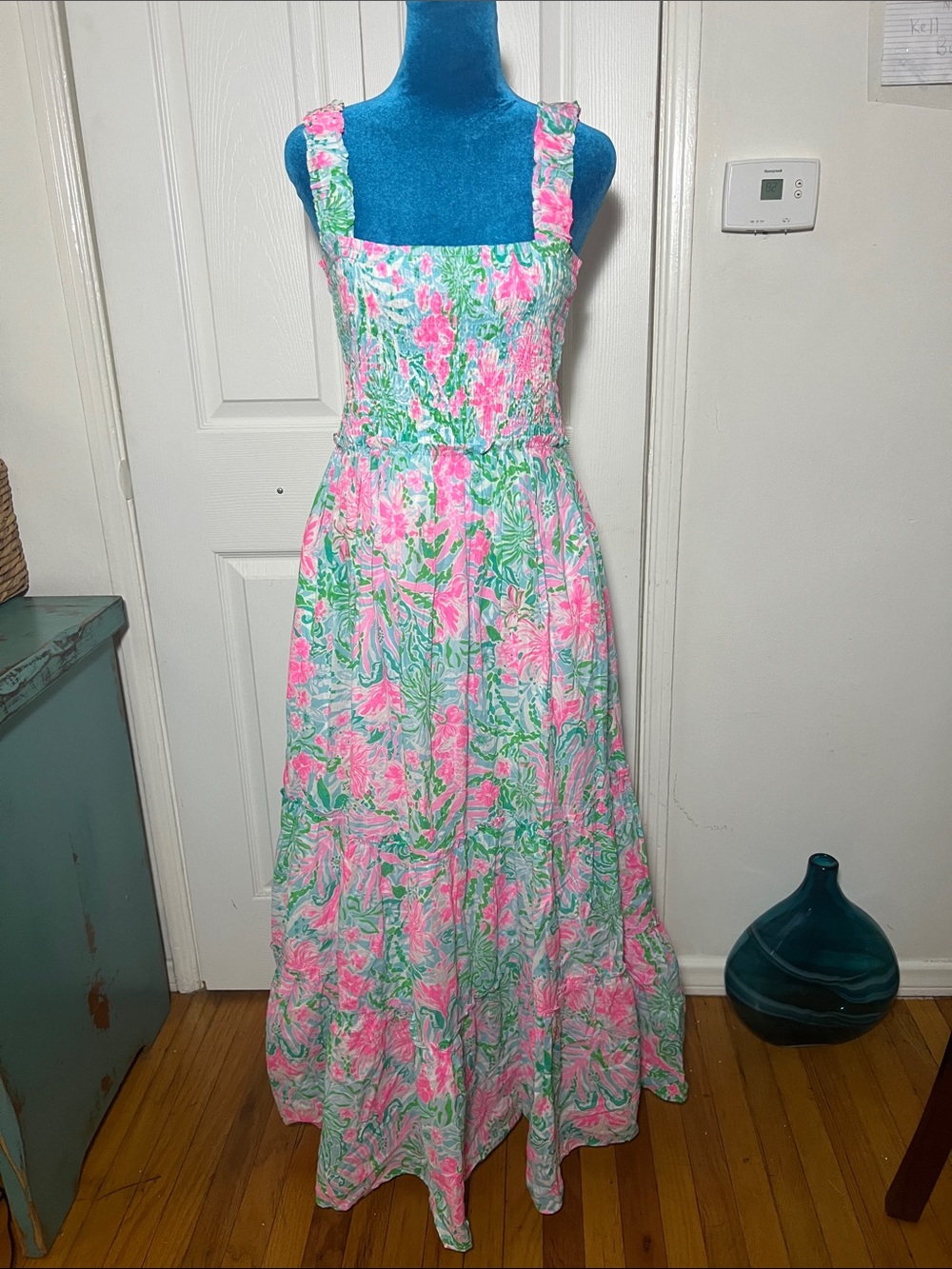 NWOT Lily Pulitzer Hadley Cotton Maxi Dress Women’s Large - Picture 2 of 7